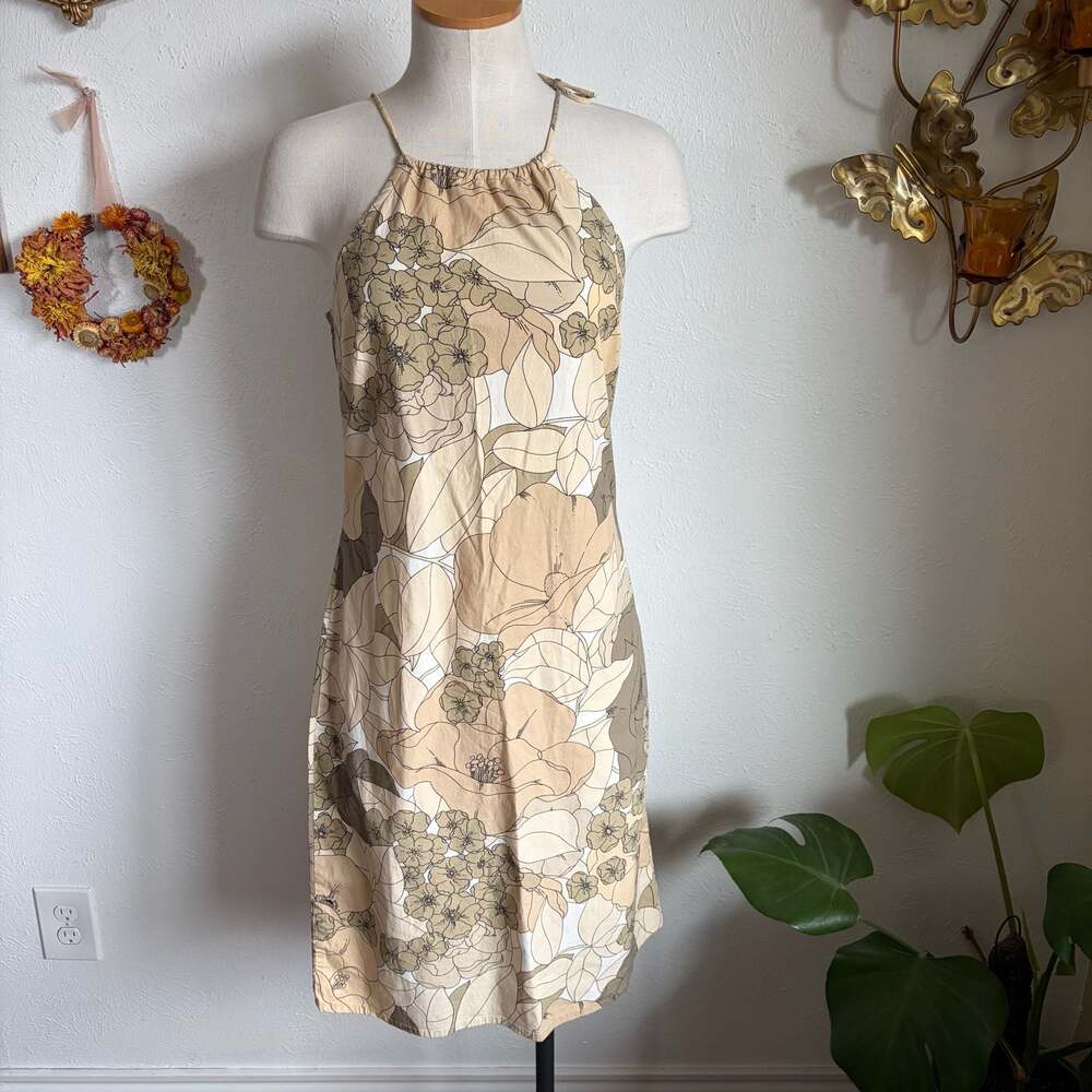 Old Navy Y2K Floral Halter Dress Size 6
